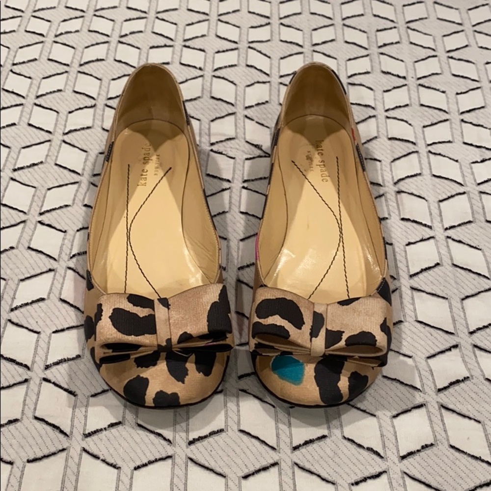 Kate Spade Satin Bow Flats